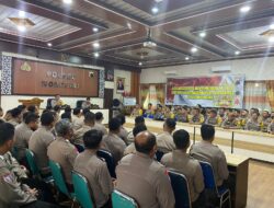 Pimpin Anev Bhabinkamtibmas, Kapolres tekankan Netralitas Anggota Polri