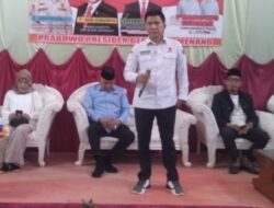 Kegiatan Konsolidasi Dan Pengukuhan Koordinator TPS, Tedi Setiadi Optimis Pasangan Prabowo – Gibran Menang Pilpres 2024