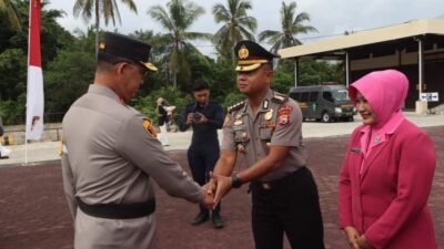 Kapolda Bengkulu Pimpin Upacara Kenaikan Pangkat