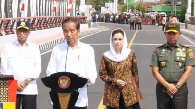 Tiga Jembatan di Jawa Tengah Diresmikan Presiden Jokowi
