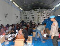 Polisi Amankan Enam Lokasi Kampanye dan Pelipatan Surat Suara Pemilu di Pringsewu