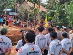 Puluhan Personel Polres Pringsewu Amankan Kegiatan Kampanye di Wilayahnya