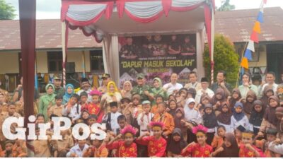 Berikan Gizi Tambahan, Kodim 0406/Lubuk Linggau Gelar Program Dapur Masuk Sekolah