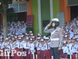 Di SD Muhammadiyah Polwan Polres Pringsewu Ajarkan Keselamatan dan Anti-Bullying