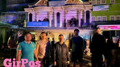 Sijago Merah Hanguskan Satu Toko Bangunan Pasar Pelita
