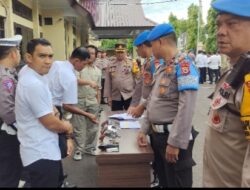 “Sidak Baret Biru” Di Polres Parepare, Ini sasarannya !!!
