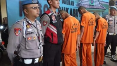 Tiga Pelaku Pengeroyokan Diamankan Sat Reskrim Polres Sukabumi Kota