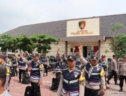 Kapolres Boyolali Cek Kesiapan Perlengkapan Personel Pengamanan TPS