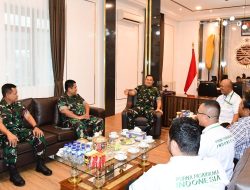 Danrem 044/Gapo Terima Kunjungan Silaturahmi Purna Paskibraka Indonesia Kota Palembang