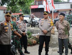 Amankan Pemungutan Suara, Polres Wonogiri Dan Kodim 0728 Wonogiri Gelar Patroli Berskala Besar