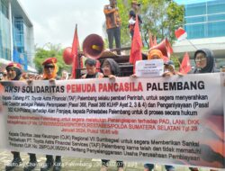 Parah…!!! Ratusan Anggota PP Sambangi PT. TAF Cabang Palembang, Semua Debt Kolektor Menghilang