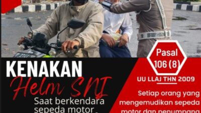 Sosialisasikan Ketentuan Berlalu Lintas, Sat Lantas Sebar Pesan Bergambar Melalui Media Sosial