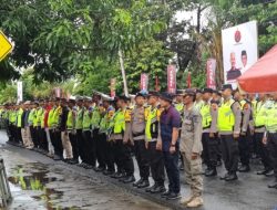 Hari Terakhir Kampanye, Polres Wonogiri Lakukan Pengamanan Pesta Rakyat