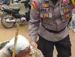 Keren Seorang Polisi ini Bantu Nenek Menuju Ke TPS