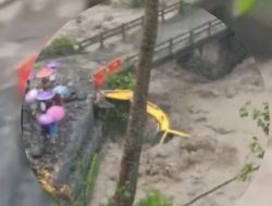 Alat Berat Terseret Derasnya Arus Sungai Di Kandangserang Pekalongan, Ini Penjelasan Kapolsek
