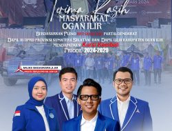 Hasil Rekapitulasi KPU Ogan Ilir DPC Partai Demokrat Berhasil Meraih 3 Kursi 
