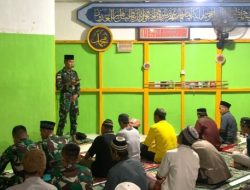 Satgas Pamtas RI-MLY Yonarmed 16/TK Jadi Imam Shalat