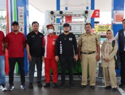 Team Gabungan bersama Sat Reskrim Polres Boyolali Sidak SPBU di Kabupaten Boyolali untuk Antisipasi Kecurangan dan Kelangkaan BBM