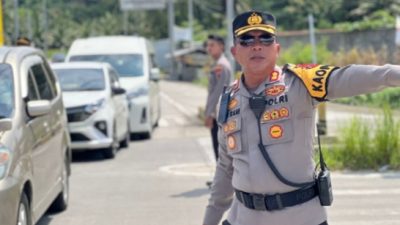 Kapolres Boyolali Pimpin Pengaturan Lalu-lintas