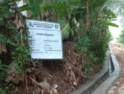 Dana Desa Tahap 1 Pekon Gumukmas Bangun Drainase