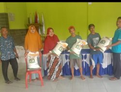 Pemerintah Pekon Sidodadi Pagelaran Salurkan Bantuan Beras Tahap IV untuk 222 KPM
