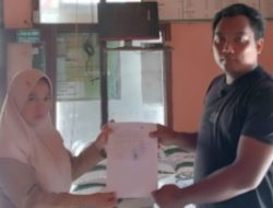 237 KPM di Pekon Sumber Bandung Terima Bantuan Beras