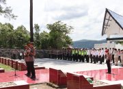 Jelang Hari Bhayangkara Ke-78,  Kapolres Humbahas Berziarah Ke Taman Makam Pahlawan