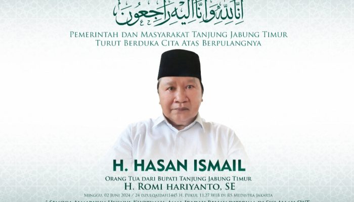 Tanjabtim Berduka, H Hasan Ismail Bin Ismail Meninggal Dunia Siang ini