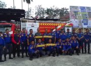 Serah Terima Mobil Damkar di Kantor Kecamatan Sungai Rotan