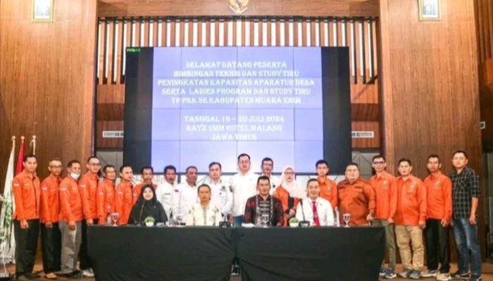 Camat Gelumbang Dampingi Kades Ikuti Bimtek di Hotel Rays UMM Malang Jawa Timur