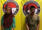 Kedapatan Bawa Sabu, Pasutri Diamankan Satres Narkoba Polres Mesuji, Polda Lampung