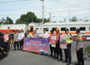 Tingkatkan Keselamatan Perjalanan KA di Perlintasan Sebidang, KAI Daop 6 Gelar Sosialisasi Keselamatan Lintas Maguwo-Brambanan