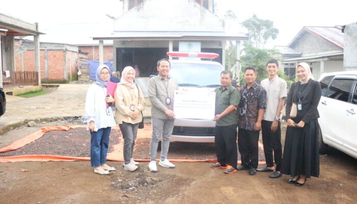 Perkuat Akses Layanan Kesehatan Masyarakat, BRU Peduli Salurkan Bantuan Ambulance di Pagaralam