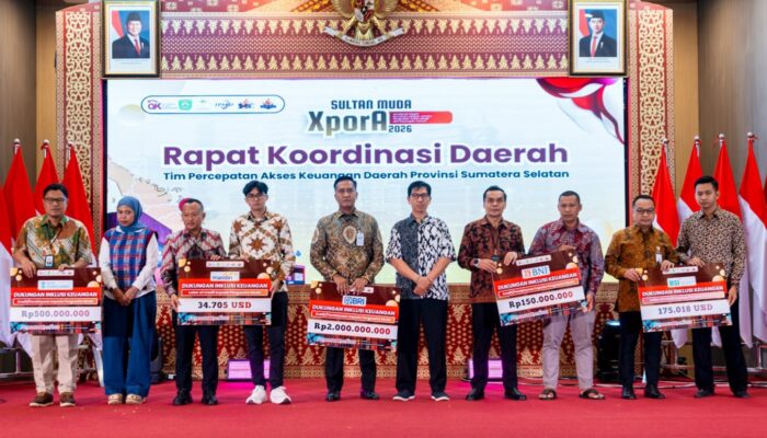 Salurkan Pembiayaan di Sultan Muda Xpora Summit 2026 Sumatera Selatan, BRI Dukung Pertumbuhan Eksportir Muda.
