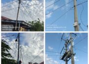 Kabel Wifi Diduga Milik Provider “BSnet” Melanggar Aturan Pemasangan