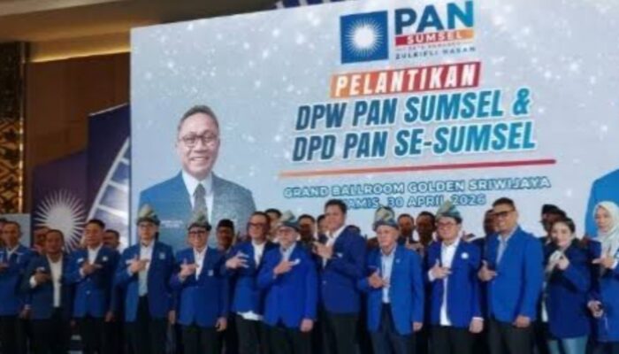 Ketua DPP PAN Zulkifli Hasan Lantik Pengurus DPW dan DPD PAN Sumsel Periode 2024-2025, jadi Momentum Perkuat Struktur Organisasi