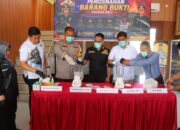 Kapolres PALI Pimpin Pemusnahan Barang Bukti Narkotika Senilai Ratusan Juta Rupiah