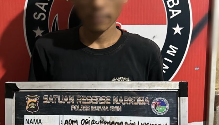 Respons Cepat Polisi Ungkap Peredaran Sabu di Muara Enim, Pengedar dan Barang Bukti Diamankan