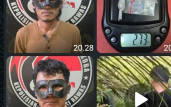 Berantas Peredaran Narkotika, Polres Musi Rawas Tangkap Dua Tersangka Beserta Sabu