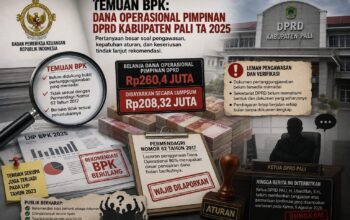 Temuan Badan Pemeriksa Keuangan (BPK) atas pengelolaan Dana Operasional (DO) Pimpinan DPRD Kabupaten PALI Tahun Anggaran 2025 bukan sekadar persoalan administrasi.