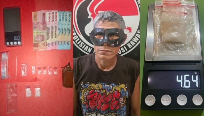 Respons Cepat Informasi Warga, Polres Musi Rawas Gagalkan Peredaran Narkotika di Desa Bingin Jungut