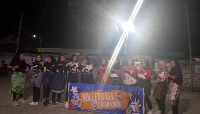 Semangat 45: Turnamen Voli Antar RT Babatan Jadi Magnet Kekompakan Warga Pada HUT RI Ke-81