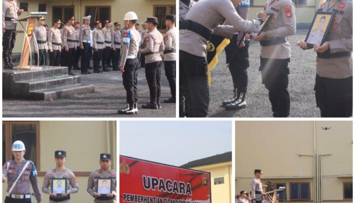 Tegakkan Disiplin Institusi, Dua Oknum Anggota Polres Empat Lawang Diberhentikan Tidak Dengan Hormat