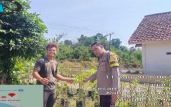 Bhabinkamtibmas Polsek Rantau Bayur Ajak Warga Dukung P2B dan Swasembada Pangan