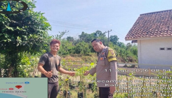 Bhabinkamtibmas Polsek Rantau Bayur Ajak Warga Dukung P2B dan Swasembada Pangan