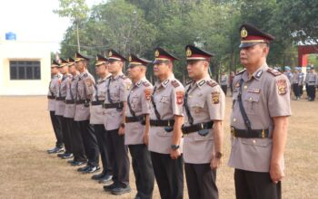 Polres Banyuasin Gelar Sertijab Sejumlah Pejabat, Kapolres Banyuasin Tekankan Profesionalitas dan Pengabdian