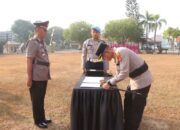 Polres Banyuasin Gelar Sertijab Sejumlah Pejabat, Kapolres Banyuasin Tekankan Profesionalitas dan Pengabdian