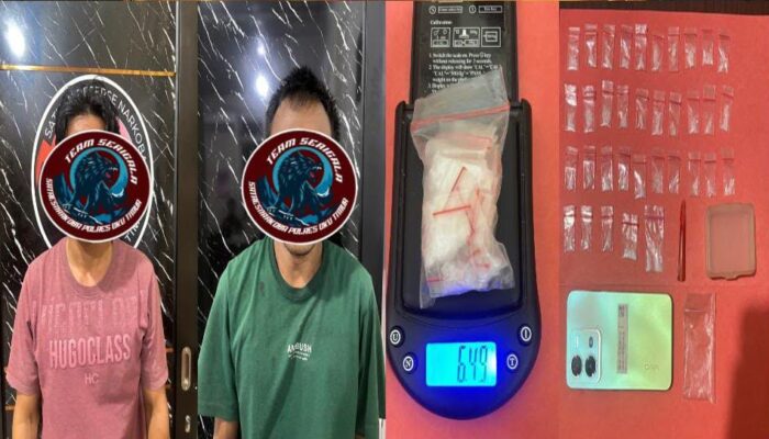 Polisi Gerebek Rumah Diduga Jadi Lokasi Transaksi Narkotika, Dua Pria Diamankan dan Satu DPO Diburu