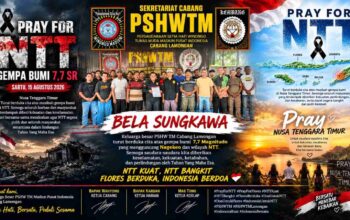 PSHW TM Cabang Lamongan Sampaikan Bela Sungkawa atas Gempa NTT   