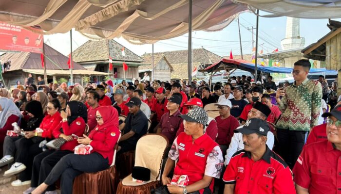Ketua DPD PDI Perjuangan Sumsel Turun Langsung ke Bawah